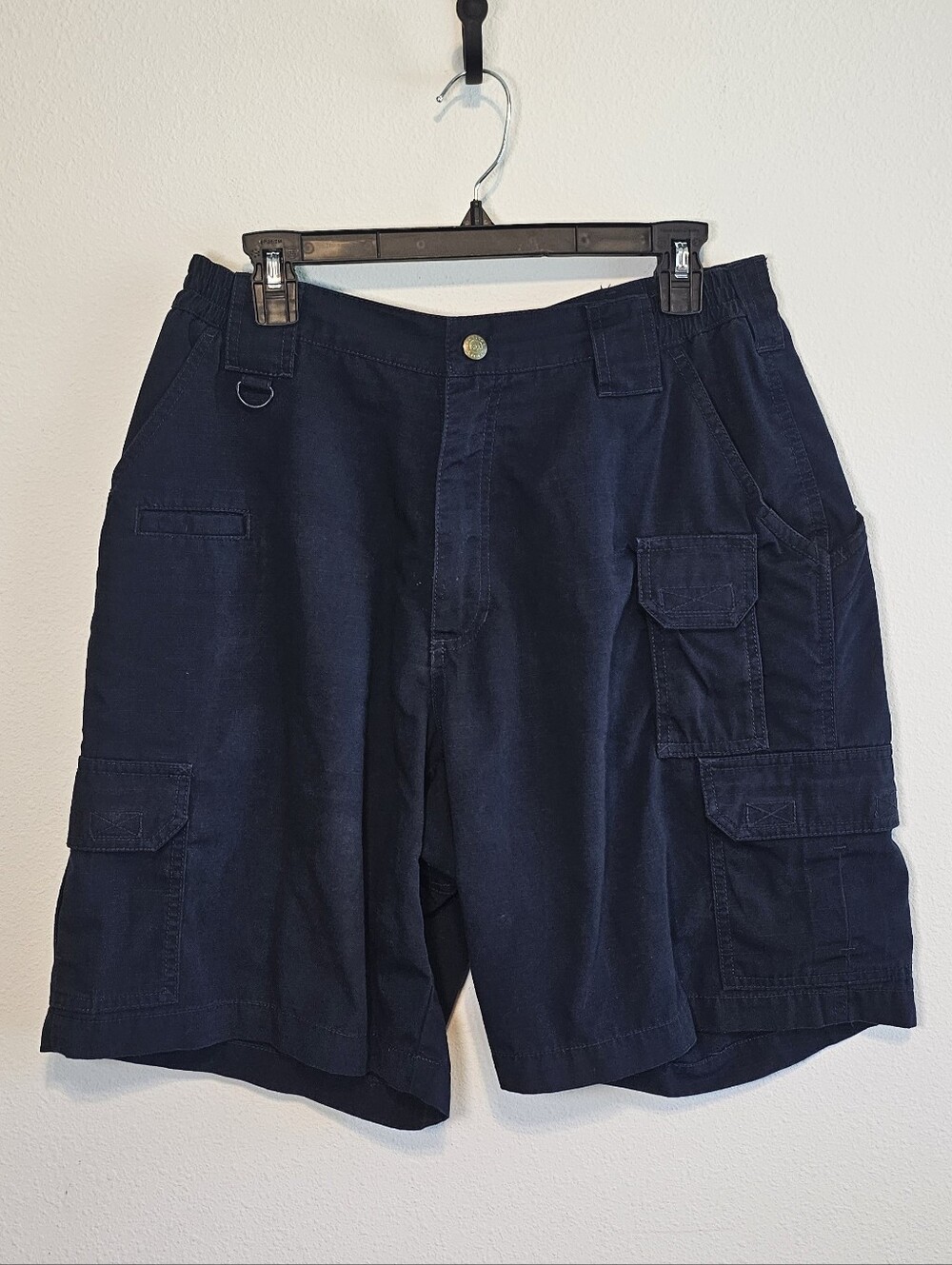 5.11 Tactical Taclite Pro Cargo Shorts Navy Blue Ripstop Men's Size 34